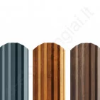 Metalinė tvoralentė Hanbud Estetic 115 mm, 0,45 mm, dvipusė, Tamsus ąžuolas (NBW 73), m Metalinė tvoralentė Hanbud Estetic 115 mm, 0,45 mm, dvipusė, Tamsus ąžuolas (NBW 73), m