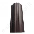 Metalinė tvoralentė Hanbud Polo, L=1500 mm, 110 mm, 0,45 mm, dvipusė, Matinė Ruda (RAL 8017), vnt Metalinė tvoralentė Hanbud Polo, L=1500 mm, 110 mm, 0,45 mm, dvipusė, Matinė Ruda (RAL 8017), vnt