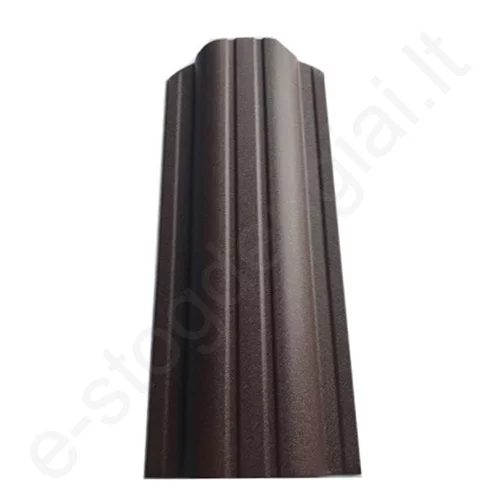 Metalinė tvoralentė Hanbud Polo, L=1500 mm, 110 mm, 0,45 mm, dvipusė, Matinė Ruda (RAL 8017), vnt Metalinė tvoralentė Hanbud Polo, L=1500 mm, 110 mm, 0,45 mm, dvipusė, Matinė Ruda (RAL 8017), vnt