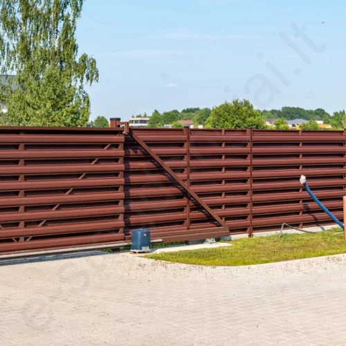Metalinė tvoralentė Hanbud Sigma 118 mm, 0,45 mm, dvipusė, Šviesus ąžuolas (NBW 74), m Metalinė tvoralentė Hanbud Sigma 118 mm, 0,45 mm, dvipusė, Šviesus ąžuolas (NBW 74), m