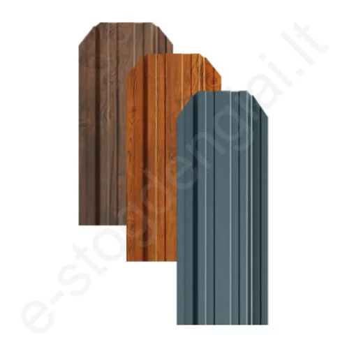 Metalinė tvoralentė Hanbud Standard 115 mm, 0,45 mm, dvipusė, Tamsus ąžuolas (NBW 73), m Metalinė tvoralentė Hanbud Standard 115 mm, 0,45 mm, dvipusė, Tamsus ąžuolas (NBW 73), m