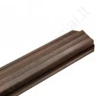 Metalinė tvoralentė Hanbud Standard 115 mm, 0,45 mm, dvipusė, Tamsus ąžuolas (NBW 73), m Metalinė tvoralentė Hanbud Standard 115 mm, 0,45 mm, dvipusė, Tamsus ąžuolas (NBW 73), m