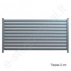 Metalinė tvoralentė Hanbud Polo, L=1350 mm, 110 mm, 0,45 mm, dvipusė, Blizgi T.Pilka (RAL 7016), vnt