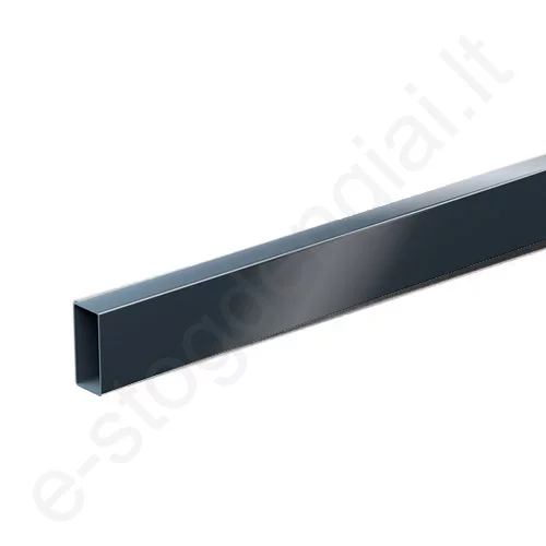Metalinis skersinis 40x20, L=2,5m, 1,2 mm, T.Pilkas (RAL 7016), vnt Metalinis skersinis 40x20, L=2,5m, 1,2 mm, T.Pilkas (RAL 7016), vnt