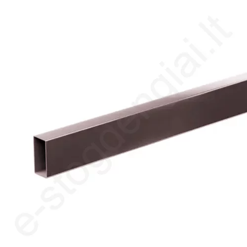 Metalinis skersinis 40x20, L=3m, 1,2 mm, Rudas (RAL 8017), vnt Metalinis skersinis 40x20, L=3m, 1,2 mm, Rudas (RAL 8017), vnt