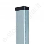Metalinis stulpelis 60x40, L=2,3m, 1,3 mm, Cinkas, vnt Metalinis stulpelis 60x40, L=2,3m, 1,3 mm, Cinkas, vnt