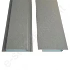 Papildoma modulinio segmento Hornval horizontalė, Matinė Ruda (RAL 8017), kompl Papildoma modulinio segmento Hornval horizontalė, Matinė Ruda (RAL 8017), kompl