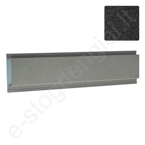Papildoma modulinio segmento Hornval horizontalė, Matinė Juoda (RAL 9005), kompl Papildoma modulinio segmento Hornval horizontalė, Matinė Juoda (RAL 9005), kompl