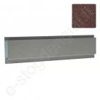 Papildoma modulinio segmento Hornval horizontalė, Matinė Ruda (RAL 8017), kompl Papildoma modulinio segmento Hornval horizontalė, Matinė Ruda (RAL 8017), kompl