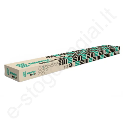 Modulinis tvoros segmentas Hornval 1500x1950 mm, Matinė Ruda (RAL 8017), kompl Modulinis tvoros segmentas Hornval 1500x1950 mm, Matinė Ruda (RAL 8017), kompl
