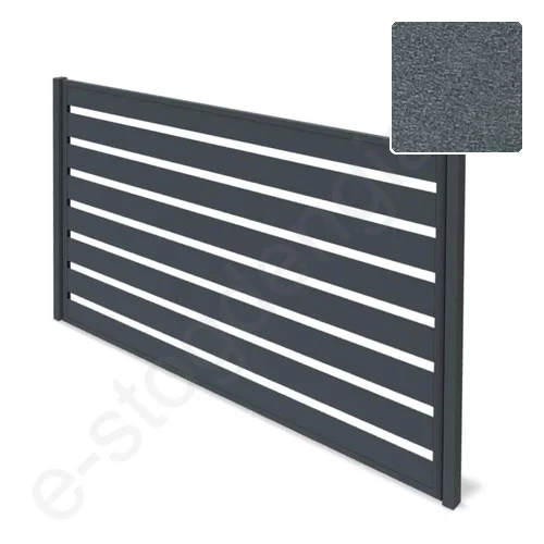 Modulinis tvoros segmentas Hornval 1200x1950 mm, Matinė T.Pilka (RAL 7016), kompl Modulinis tvoros segmentas Hornval 1200x1950 mm, Matinė T.Pilka (RAL 7016), kompl