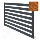 Modulinis tvoros segmentas Hornval 1500x1950 mm, Auksinis ąžuolas, kompl Modulinis tvoros segmentas Hornval 1500x1950 mm, Auksinis ąžuolas, kompl