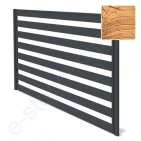 Modulinis tvoros segmentas Hornval 1500x1950 mm, Multigloss, kompl Modulinis tvoros segmentas Hornval 1500x1950 mm, Multigloss, kompl