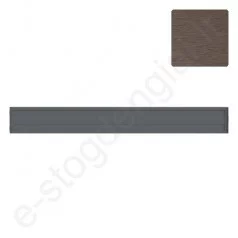 Modulinio tvoros segmento apačia Hornval 200, Smoked brown, kompl