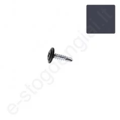 Sraigtas metalinei horizontalei, 4,2x16 mm, T.Pilkas (RAL 7016), 250 vnt