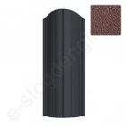 Metalinė tvoralentė Proformann Dija+ 109 mm, 0,45 mm, dvipusė, Matinė Ruda (RAL 8017), m Metalinė tvoralentė Proformann Dija+ 109 mm, 0,45 mm, dvipusė, Matinė Ruda (RAL 8017), m