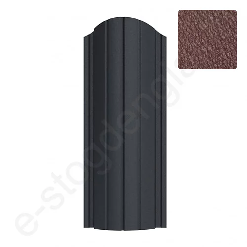 Metalinė tvoralentė Proformann Dija+ 109 mm, 0,45 mm, dvipusė, Matinė Ruda (RAL 8017), m Metalinė tvoralentė Proformann Dija+ 109 mm, 0,45 mm, dvipusė, Matinė Ruda (RAL 8017), m
