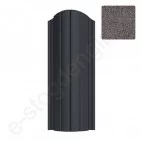 Metalinė tvoralentė Proformann Dija+ 109 mm, 0,50 mm, dvipusė, Matinė T.Ruda (RAL 8019), m Metalinė tvoralentė Proformann Dija+ 109 mm, 0,50 mm, dvipusė, Matinė T.Ruda (RAL 8019), m