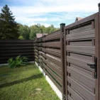 Metalinė tvoralentė Proformann Eva 115 mm, 0,45 mm, dvipusė, Blizgi Ruda (RAL 8017), m Metalinė tvoralentė Proformann Eva 115 mm, 0,45 mm, dvipusė, Blizgi Ruda (RAL 8017), m