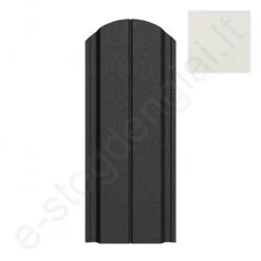 Metalinė tvoralentė Proformann Eva 115 mm, 0,50 mm, dvipusė, Blizgi Balta (RAL 9010), m