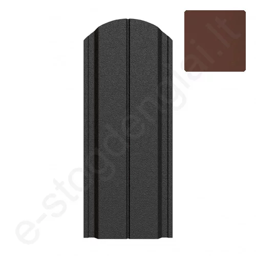 Metalinė tvoralentė Proformann Eva 115 mm, 0,45 mm, dvipusė, Blizgi Ruda (RAL 8017), m Metalinė tvoralentė Proformann Eva 115 mm, 0,45 mm, dvipusė, Blizgi Ruda (RAL 8017), m