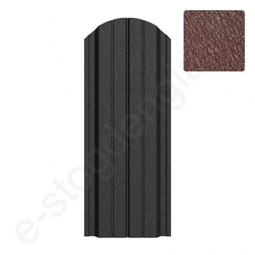 Metalinė tvoralentė Proformann Eva3 115 mm, 0,50 mm, dvipusė, Matinė Ruda (RAL 8017), m Metalinė tvoralentė Proformann Eva3 115 mm, 0,50 mm, dvipusė, Matinė Ruda (RAL 8017), m