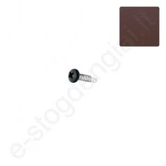 Sraigtas metalinei tvoralentei, 4,2x13 mm, Rudas (RAL 8017), 250 vnt