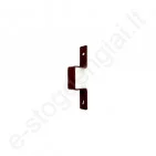 Skersinio laikiklis, metalinis įkišamas, 40x20, T.Rudas (RAL 8019), vnt Skersinio laikiklis, metalinis įkišamas, 40x20, T.Rudas (RAL 8019), vnt