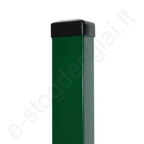 Metalinis stulpelis 60x40, L=2,5m, 2,0 mm, Žalias (RAL 6005), vnt Metalinis stulpelis 60x40, L=2,5m, 2,0 mm, Žalias (RAL 6005), vnt