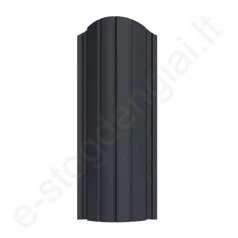Metalinė tvoralentė Proformann Dija+ L=1500 mm, 109 mm, 0,45 mm, dvipusė, Matinė T.Pilka (RAL 7016), vnt