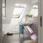 Stoglangis Velux GLU0051 55x78 STANDARD, Drėgmei atsparus