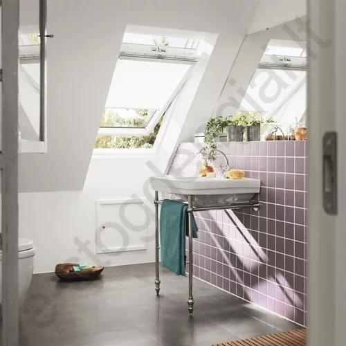 Stoglangis Velux GLU0051 55x78 STANDARD, Drėgmei atsparus