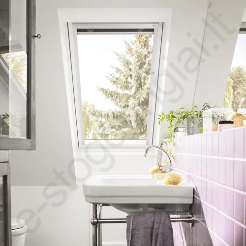 Stoglangis Velux GLU0051 55x78 STANDARD, Drėgmei atsparus