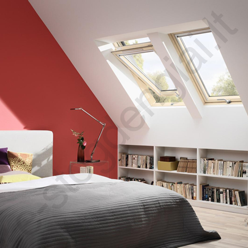 Stoglangis Velux GZL1051B 66x118 STANDARD, Apatinė rankena