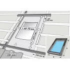 Tarpinės komplektas EDJ 2000 BDX 78x140 ITIN ŠILTAS banguotai dangai iki 90mm