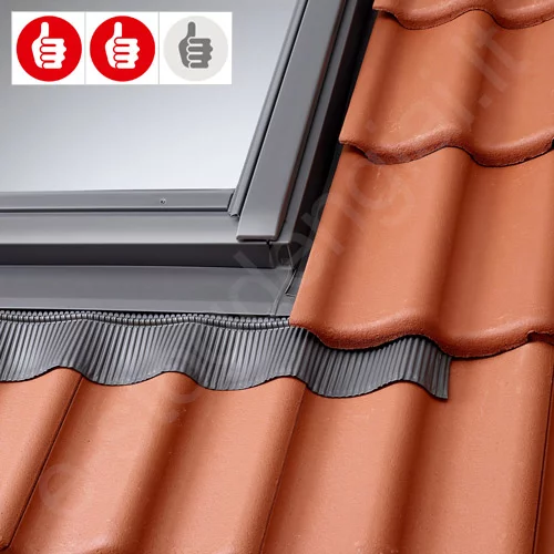 Tarpinės komplektas EDZ 2000 BDX 55x98 banguotai dangai iki 40mm 1 langui