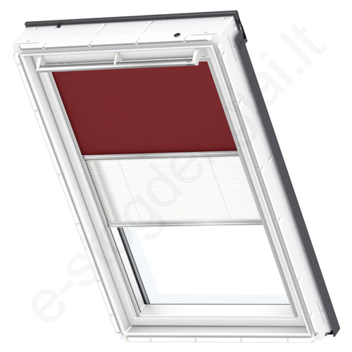 Velux tamsinanti klostuota DFD P10 4560 Dark red stilius