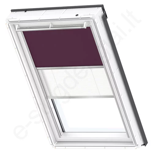 Velux tamsinanti klostuota DFD SK10 4561 Dark purple stilius