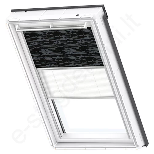 Velux tamsinanti klostuota DFD 404 4562 Dark pattern stilius