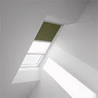 Velux tamsinanti klostuota DFD 810 4567 Olive green stilius
