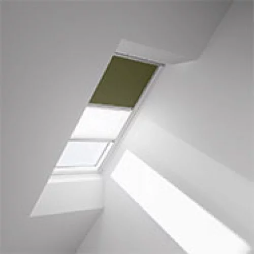 Velux tamsinanti klostuota DFD 810 4567 Olive green stilius