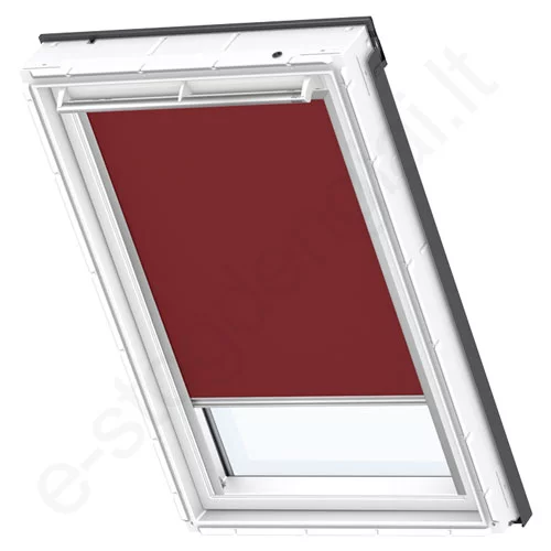 Velux tamsinanti užuolaidėlė DKL U10 4560 Dark red stilius